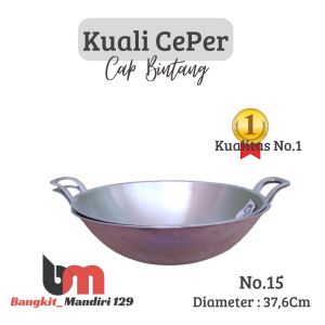 wajan ceper  penggorengan no 15 spesial bintang satu alumunium tebal