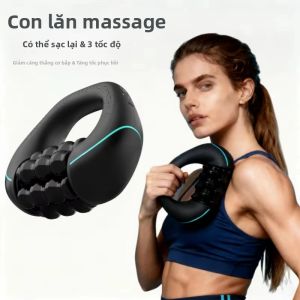 Máy Massage Rung Điện Sạc Được 3 Tốc Độ Trị Liệu Bằng Phương Pháp Rung Giúp Thư Giãn Và Phục Hồi Cơ Bắp Sâu Toàn Thân