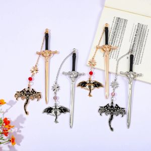 Dấu Trang Hình Rồng Kim Loại Giả Tưởng Dành Cho Người Đọc Thiết Kế Rồng Hoạt Hình Phụ Kiện Đọc Sách Quà Tặng Dành Cho Phụ Nữ