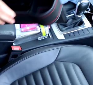 2PCS Car seat storage box car seam storage box car seat slot storage box car accessories multi-function car water cup holder mobile phone leak-proof storage box car accessories inside