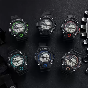 Malaysia Spot Fashion Simple Sports Electronic Watch Outdoor Shockproof Silicone Mechanical Watch Menonton