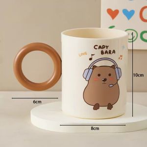 Cute Baby Toothbrush Couple Washing Cup Cartoon Childrens Home Use Mouthwash High Aesthetic Value Dental Cylinder