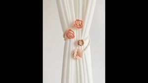 Curtain Holder / Pengikat Tali Ikat Hordeng Gorden Tirai Bunga Shabby