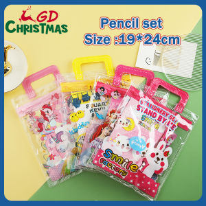 1Set Cartoon School Stationery Set Childrens Day Birthday Party Gift School Supplies Party