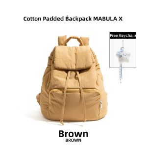 MABULA | Leisure Style Womens Backpack Autumn Winter Travel Cotton Schoolbag