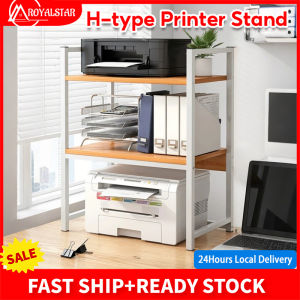 Royalstar H-type Printer Stand Office Equipment Storage Rack Desktop Space-saving Stand Printer-specific Shelving