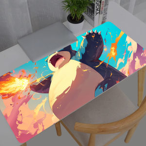 Bandai | Extra Large Gaming Mouse Pad Computer Pokemon Pikachu Gamer Laptop Keyboard Carpet Mouse Mat Non-Slip Rubber Table Rug