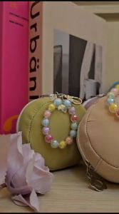 MUKENA TRAVELING PARASUT KOREA MACAROON COUPLE 2in1 (size dws dan anak tanggung)