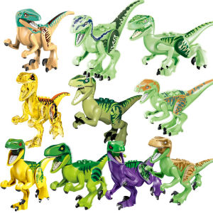 Jurassic Crystal Dinosaur Model T-Rex Pterodactyl Magic Animal Park Boys Assembly Educational Toy Model Đồ Chơi Lắp Ráp