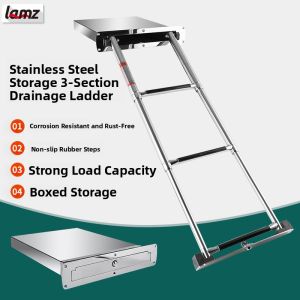 lamz | Cầu Thang Dùng Trên Tàu 3 Đoạn Gấp