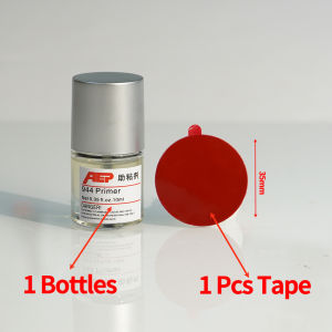 4/2/1Bottles Adhesion Promoter 10ml Enhances Primer Double Sided Tape Auto Bonding Sealant Plastic Metal Glass Rubber Car Supply