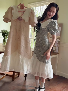 #JBS2514 LollyDolly Tweed Dress Joobs studio