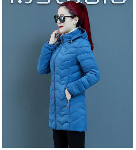 Slim Fitting Light And Thickened Warm Autumn Winter Womens Jacket