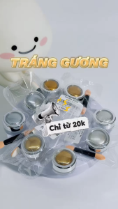 Tráng gương cao cấp metal titanium (Hũ) trang trí móng làm nail