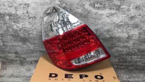 212-1964XU-CR STOPLAMP STOP LAMP LAMPU BELAKANG STOP MUNDUR REM HONDA JAZZ GD3 2002-2007 LED RED CLEAR
