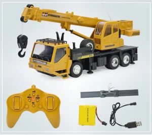 1/24 Scale 10 Channels Remote Control Engineering Vehicle RC Dump Truck 2.4G Simulation Toy Car for Boys Children Christmas Gift