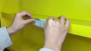 Label Rak Klip Label Harga /Pemegang Label Harga/Pemegang Label Supermarket 90 cm