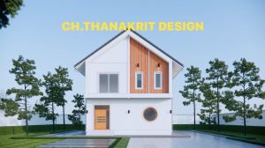 แบบบ้านจั่ว 2 มินิมอล