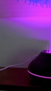 Máy Khuếch Tán Tinh Dầu Hiệu Ứng Ngọn Lửa LED Đổi 7 Màu Sang Trọng Máy Tạo Độ Ẩm Mini Decor Phòng