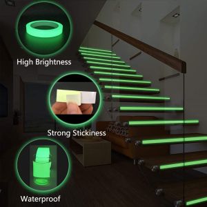 1PCS Fluorescent tape 3m long different widths waterproof suitable for stage staircase outdoor use marking
