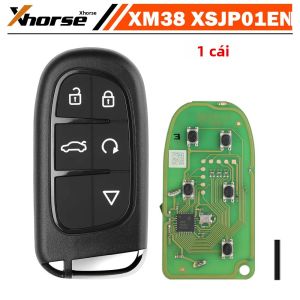 1 Chiếc Khóa Điều Khiển Từ Xa Thông Minh Xhorse XSJP01EN XM38 Series Đa Năng 5 Nút Kiểu 2 Dành Cho Xe Jeep - Khóa Thông Minh Bằng Nhựa Có Chức Năng Điều Khiển Từ Xa