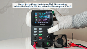 KUAIQU Adjustable DC Power Supply 30V 10A Lab Programmable Memory Function Bench Power Source Voltage Regulator Switch 60V 5A