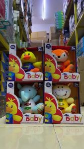 [KST] Baby Snuggle Light | Mainan Boneka Bayi Lembut Lucu Keluar Lampu & Suara | Mainan Anak Bayi Perempuan