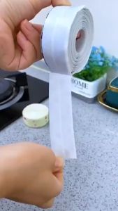 Shower Bath Sealing Tape Strips PVC Self Adhesive Waterproof Wall Sticker for Bathroom Kitchen Seal Caulk Strip Sink Mold Proof