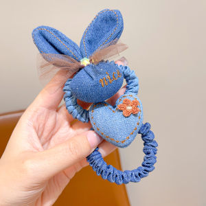 Cute Sweet Childrens Hair Ties Girls Elastic Hair Bands High Elasticity Bun Hair Accessories Casual Style Baby Hair Bands