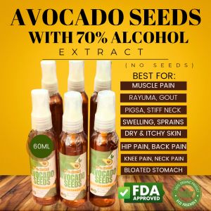 60ml AVOCADO SEEDS WITH 70% ALCOHOL EXTRACT (NO SEEDS) #avocadoseed #avocadoseeds #organic