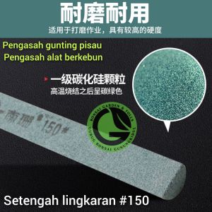 batu asah pisau gunting catok batu asah setengah lingkaran