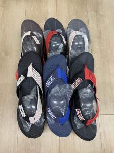 (ยกแพ็ค 6คู่) รองเท้าแตะแบบหูคีบ ชาย Bumei M002-1 พื้นเบา นิ่มมาก คละสีที่สายคีบ คละไซส์40-45