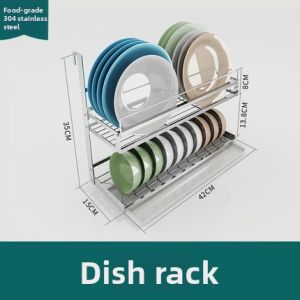 GUANGMANZHI | Multifunctional Stainless Steel Storage Rack