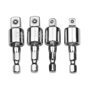 Đầu Nối Chuyển Đổi Máy Khoan Cầm Tay 360 Độ Từ Khớp Nối Đa Năng Hình Lục Giác Sang Ổ Cắm Hình Tứ Giác 1/4 3/8 1/2 Phụ Kiện Dụng Cụ Điện