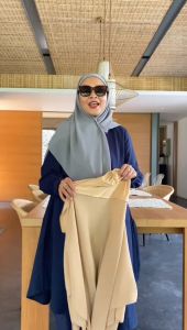 HIJAB DEENAY NEEFA INSTANT SQUARE KERUDUNG SEGIEMPAT JILBAB INNER BAHAN POLY BABY MIX INNER JERSEY