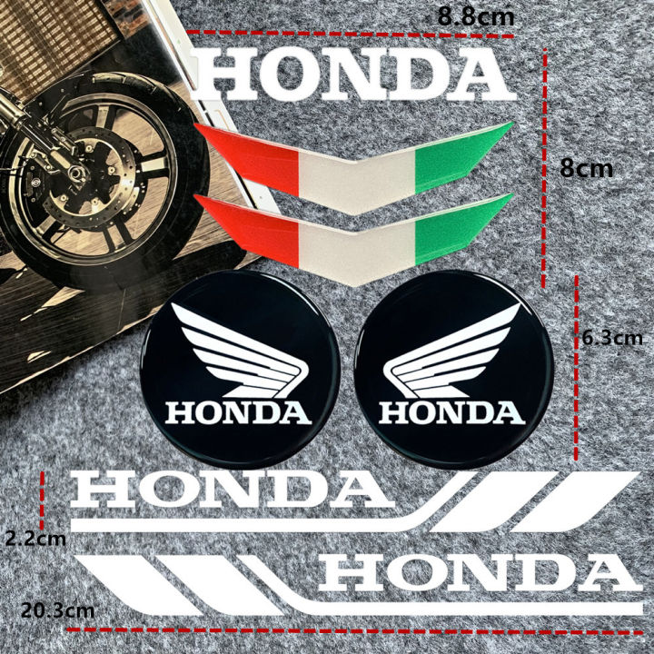 HONDA Motorcycle Reflective Stickers Soft glue Car Styling Decals Epoxy Modified Sidebar Decoration For HONDA PCX150 PCX160 Forza ADV160 CB CBR CLICK