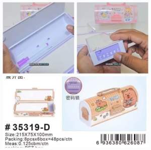 Tempat Pensil Password Capybara 3 Susun Plastik Whiteboard 7059E