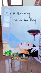 Tranh gội đầu dưỡng sinh gội đầu dưỡng sinh Tranh Spa dưỡng sinh gội đầu thảo dược massage tráng gương treo tường SPQC129