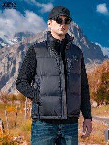 Enjeolon | Winter Stand Collar Loose Warm Sporty Vest