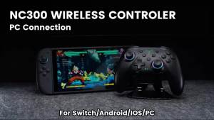 Bộ Điều Khiển Không Dây Dinofire Dành Cho PC Windows Với Bộ Chuyển Đổi USB Bluetooth Cần Điều Khiển Cảm Ứng Hall Effect Dành Cho Nintendo Switch/Switch 2
