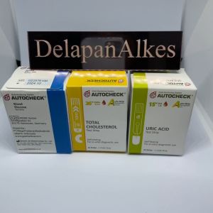 Strip AutoCheck Gula Darah Blood Glucose isi 25 strip tes