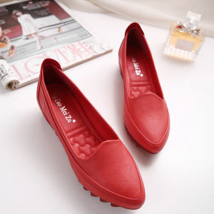 Comfortable Flat Bottom Pointed Toe Womens Shoes Soft Sole Professional Style Summer Fashion Casual Korean Design Slip-On
