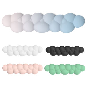 【New Arrival】 Cotton Cloud Mouse PU Wrist Rest Support Non-Slip Gaming Keyboard Wrist Pad Ergonomic Memory Foam Comfortable Typing