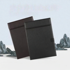 Leather Conference Pad Folder Customized Business Writing Board