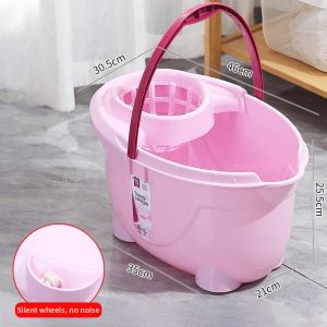 JIADONGLI | Hand Pressed Floor Mop Bucket with Rotating Water Squeeze