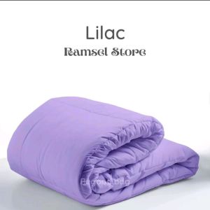 Bedcover polos Two tone Only ukuran 120.200 180.220 Bedcover selimut tebalhalus