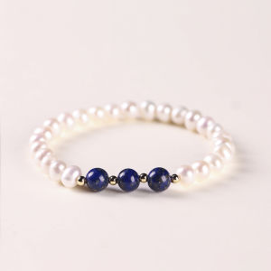 Natural Freshwater Pearl Bracelet for Women Birthday Gift for Girlfriend Best Friend NanZhu XiaoYuan Original Design Jewelry