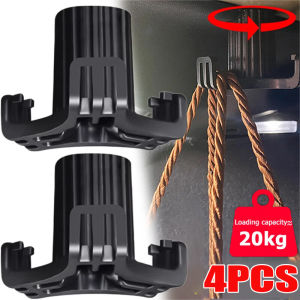 4Pcs Trunk Hook for Tesla Model 3 Highland Car Trunk Storage Bracket ABS Thickened Knob Type Installation Hanger Auto Accessories
