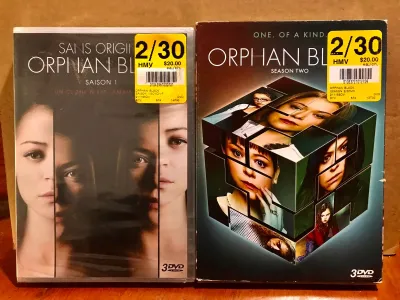 ORPHAN BLACK Season One & Two DVD Brandnew