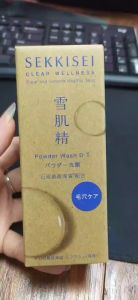 Sữa rửa mặt dạng bột trắng da KOSE SEKKISEI WHITE POWDER WASH 50G - NHẬT BẢN